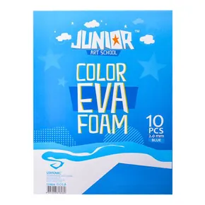 Dekoschaum A4 EVA 10 Stück blau Stärke 2,0 mm